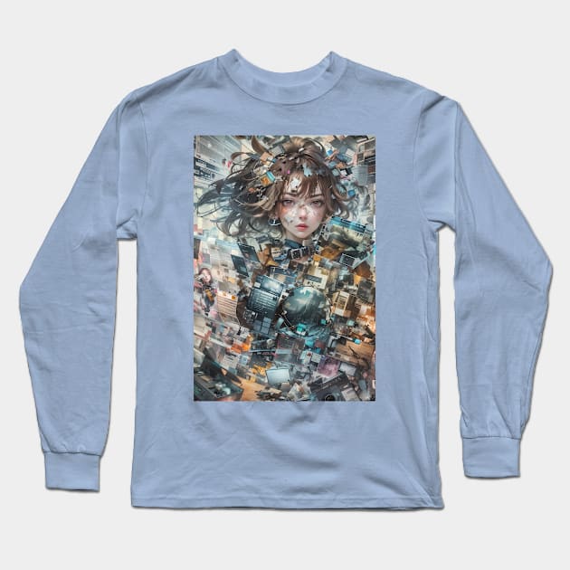 digital world Long Sleeve T-Shirt by CandyShop